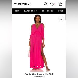 Tiare Hawaii Cantina Maxi Dress Hot Pink